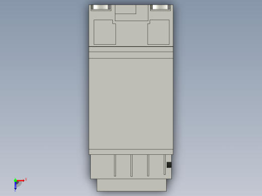 施耐德接触器LC1D40AP7C俯视缩略图