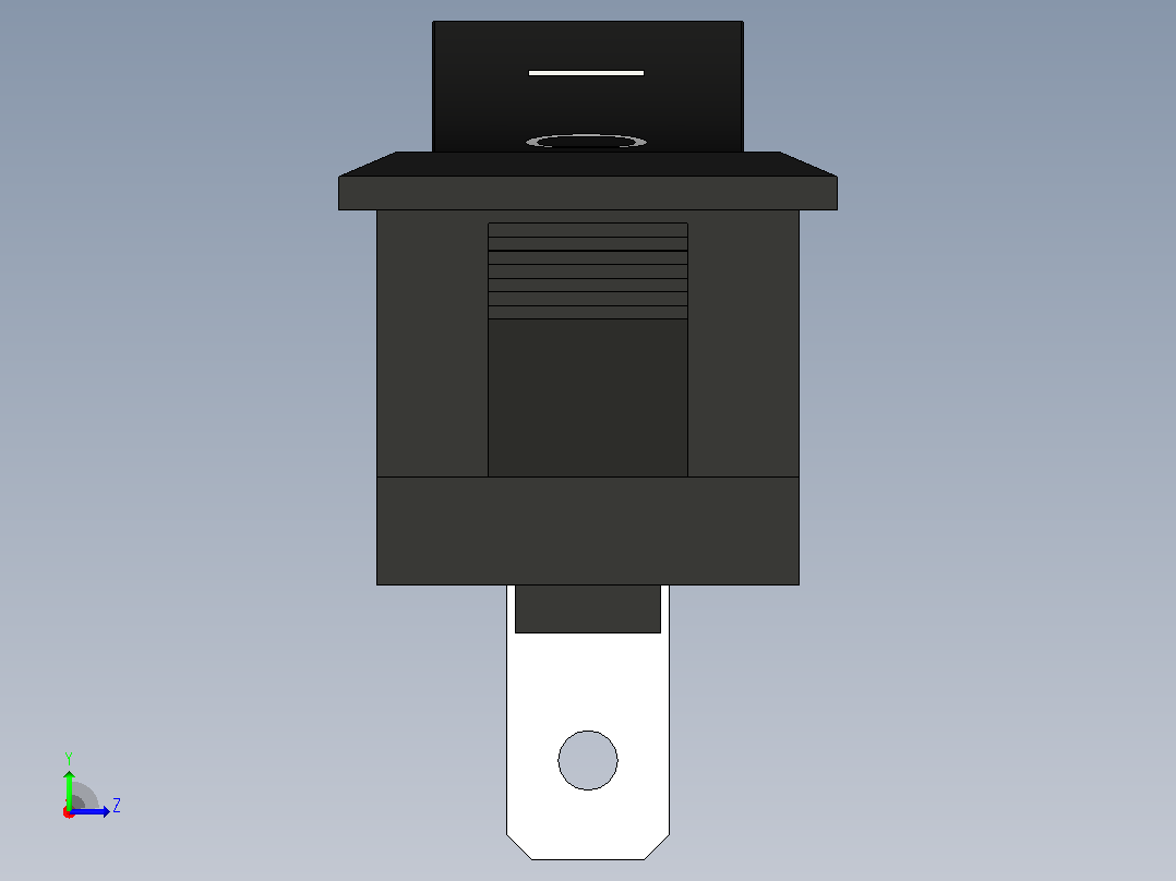 开关6A2V开关左视图