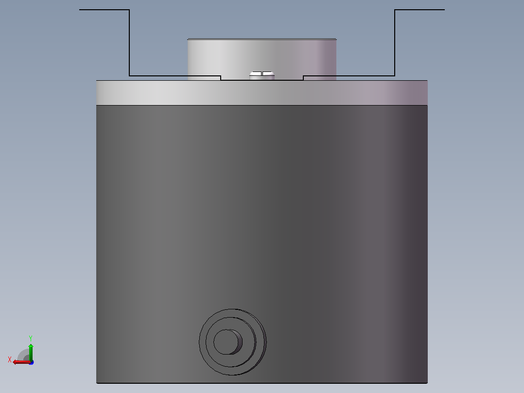 G40A系列[G40A-10]旋转编码器后视图