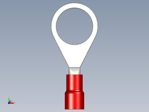 接线端子insulated-ring-terminals-red-1 1 STP前视缩略图