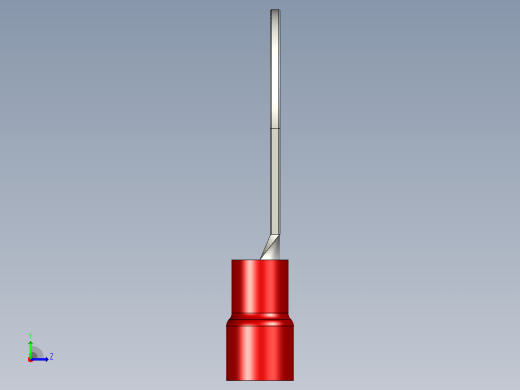 接线端子insulated-ring-terminals-red-1 1 STP左视缩略图