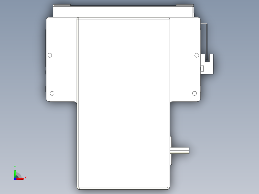 无尘螺杆滑台KCH17-BM（750W）KCH17-250-BM-750W-C4前视缩略图
