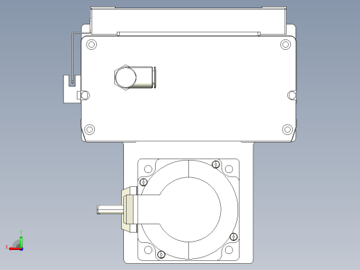 无尘螺杆滑台KCH17-BM（750W）KCH17-250-BM-750W-C4后视缩略图