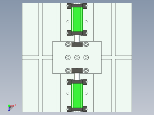 气动夹具、气动夹头俯视缩略图