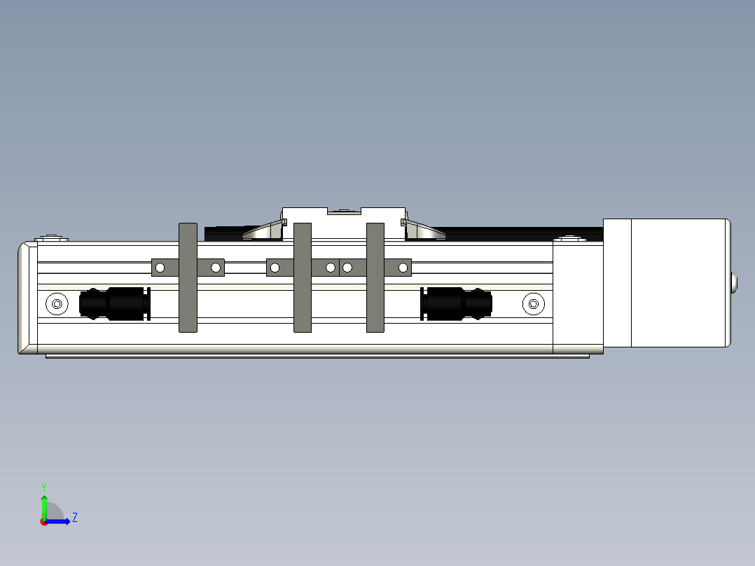 Toyo东佑达直线模组-ECH5-50-BL+煞車左视图