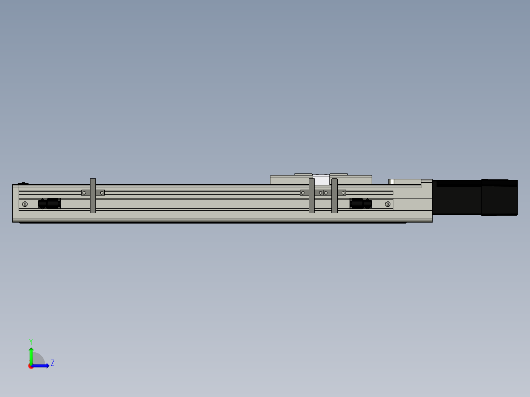 Toyo东佑达直线模组-ECH6-250-BC-反-M5左视图