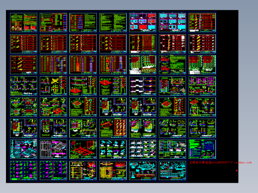石膏板金属铝板矿棉板硅钙板软膜灯光膜吊顶收口节点大样CAD图