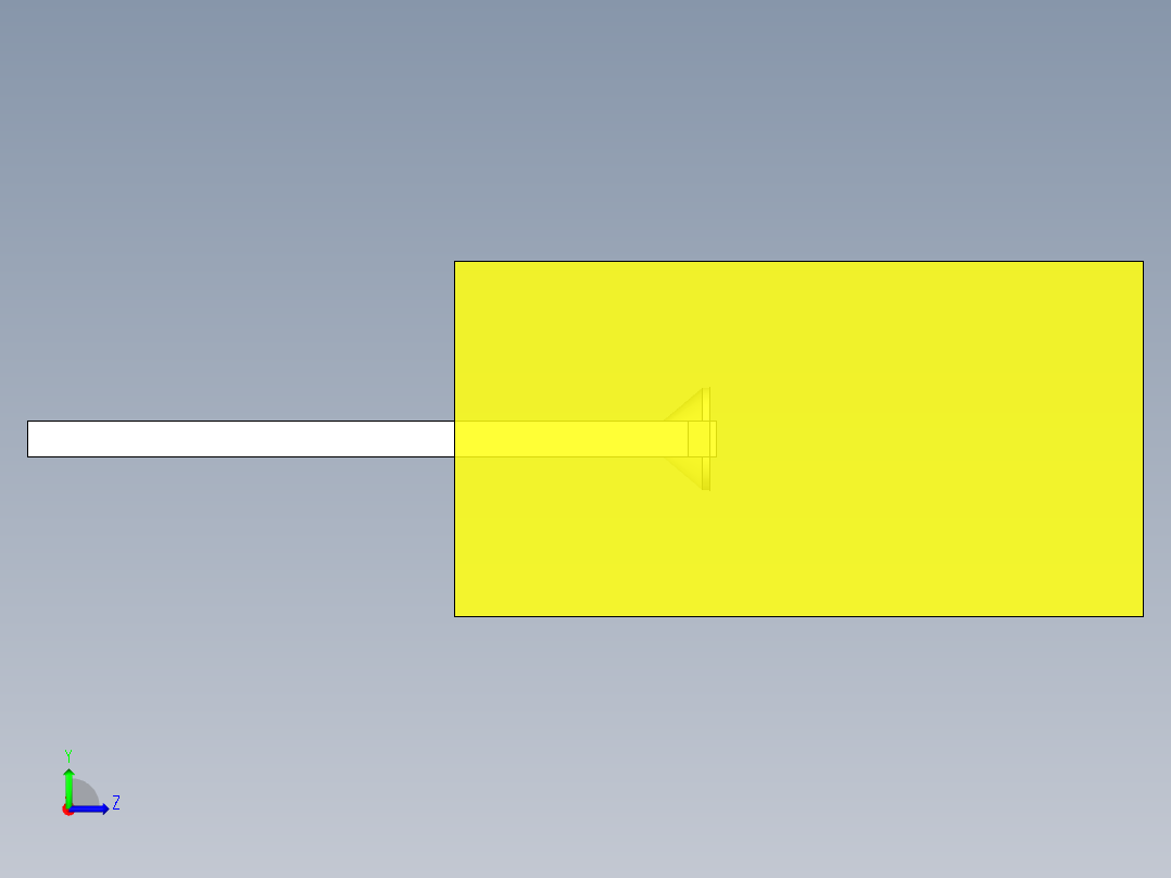 LED_Square_Yellow_5x5x9.7mm左视图