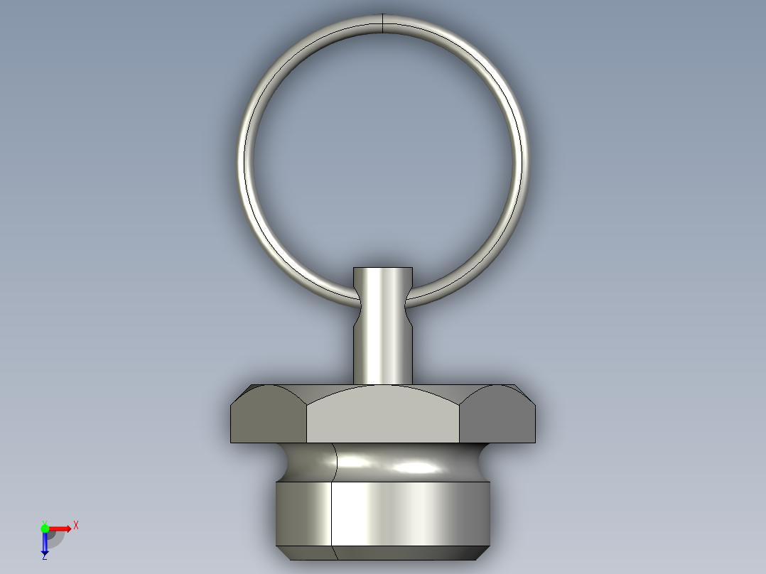 储气罐空气压缩机排气阀俯视图