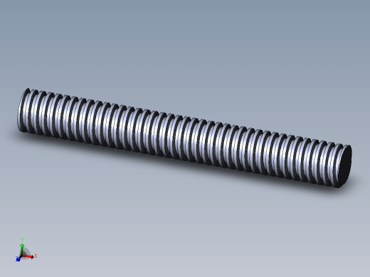 公制 （ISO） 梯形螺钉-TR26x5x200.SLDPRT