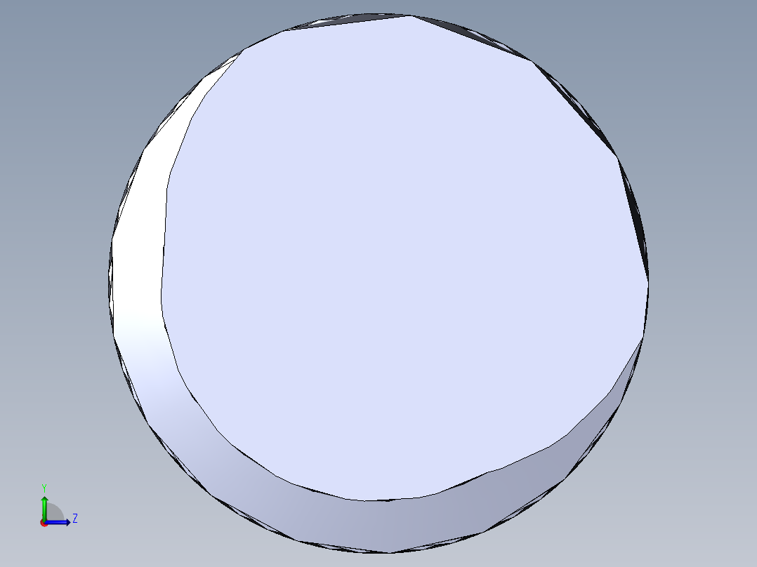 公制 （ISO） 梯形螺钉-TR26x5x200.SLDPRT左视图