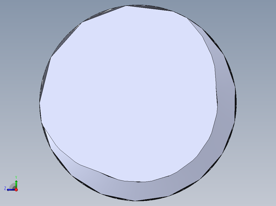 公制 （ISO） 梯形螺钉-TR26x5x200.SLDPRT右视图