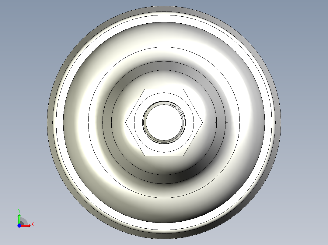 不銹鋼固定腳座384-3D多系列多零件图纸模型前视图