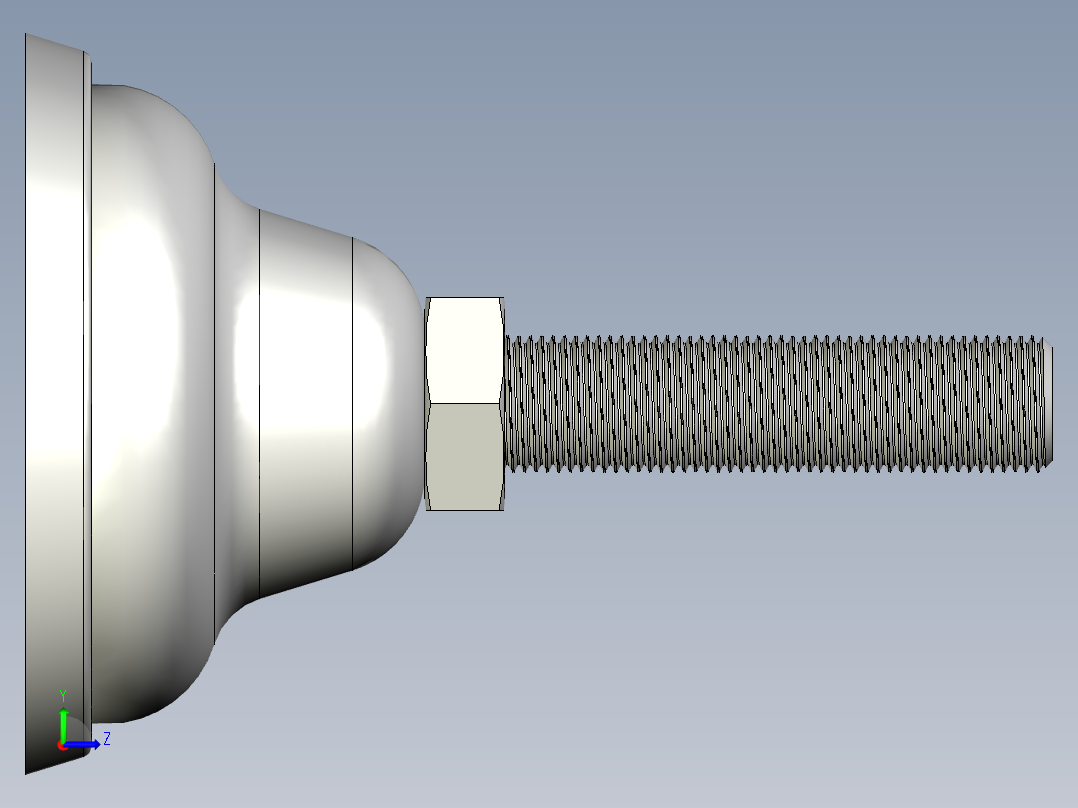 不銹鋼固定腳座384-3D多系列多零件图纸模型左视图