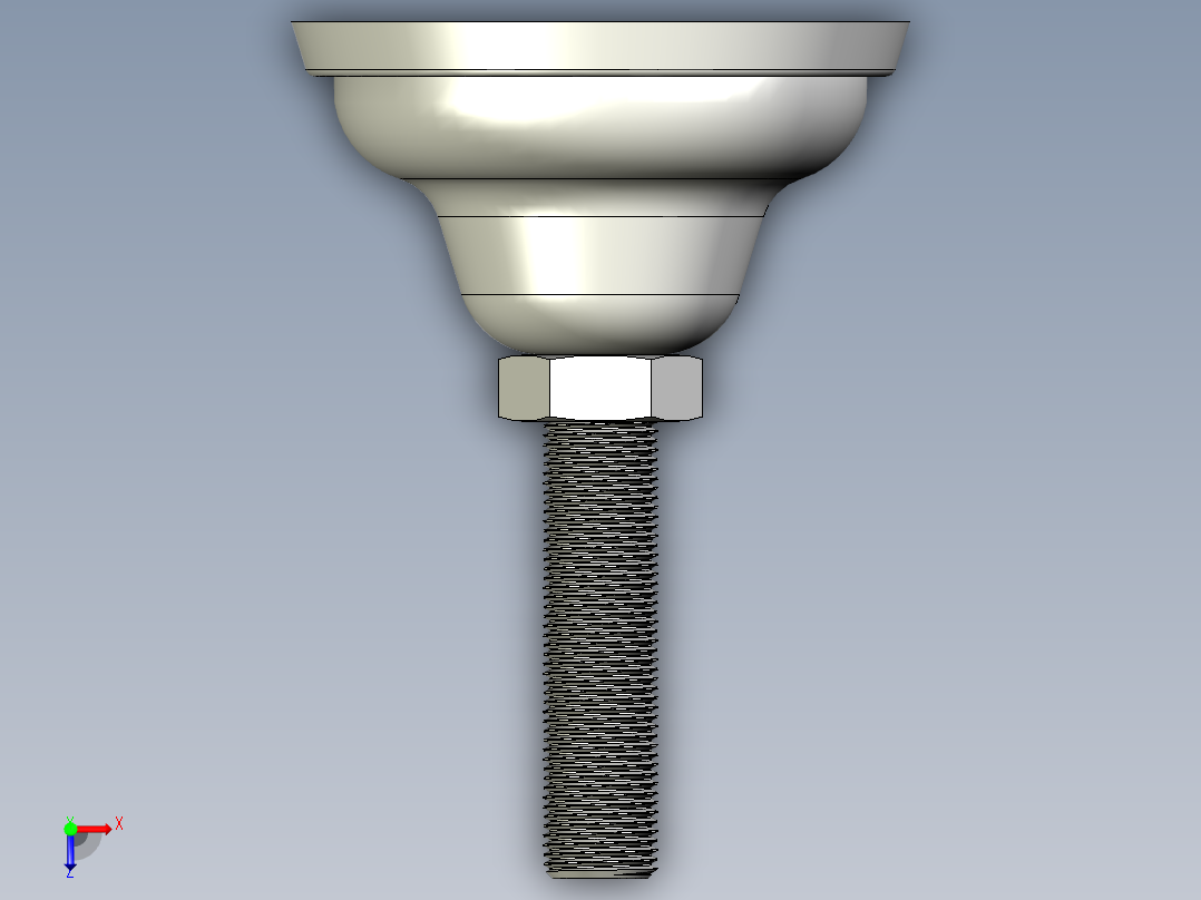 不銹鋼固定腳座384-3D多系列多零件图纸模型俯视图