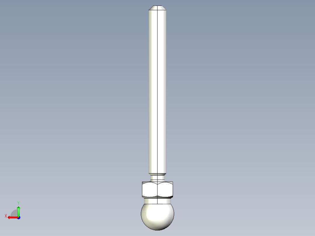型材-KJN M8X80 THREADED ROD 098DM08080M后视图