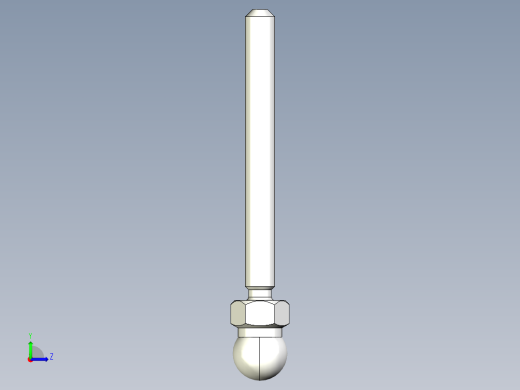 型材-KJN M8X80 THREADED ROD 098DM08080M左视缩略图
