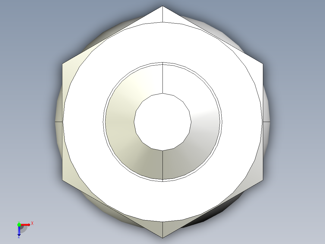 型材-KJN M8X80 THREADED ROD 098DM08080M俯视图
