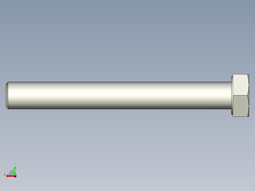 螺钉-DIN_931-M22x2.5x180_34.stp后视图