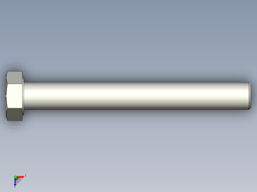 螺钉-DIN_931-M22x2.5x180_34.stp俯视缩略图