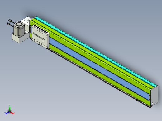 威洛博VBC同步带传动一无尘环境VBC17-L45-S1100-BLU-ZP75-C3正等轴测缩略图