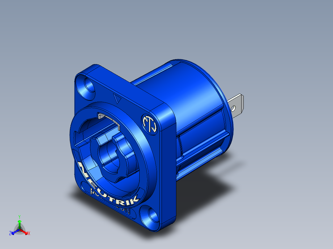 NEUTRIK powerCON NAC3MPXXA-WOT主视图