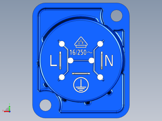NEUTRIK powerCON NAC3MPXXA-WOT后视缩略图