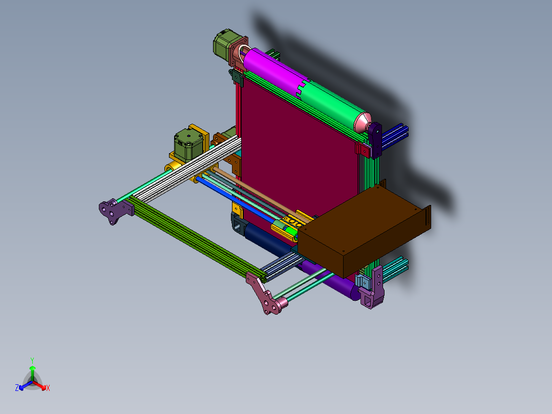流水线式传送带3d打印机