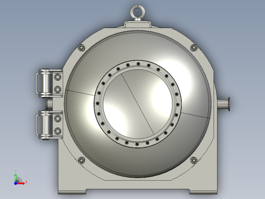 密封真空室前视缩略图