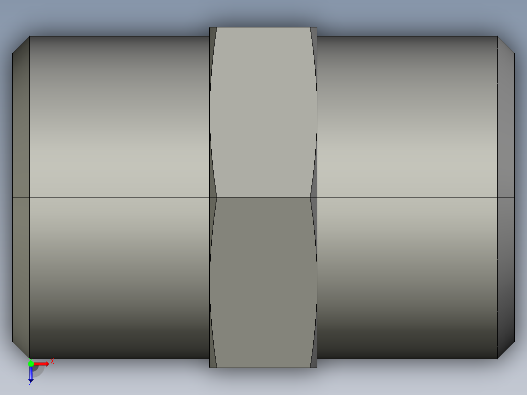 卡套式工业通用硬管接头EO Union G12LCFX俯视图