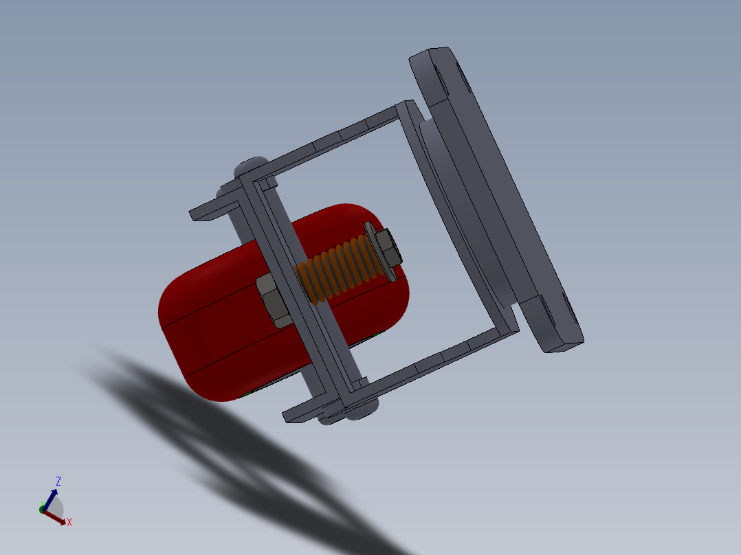 减震万向轮452389===10主视图