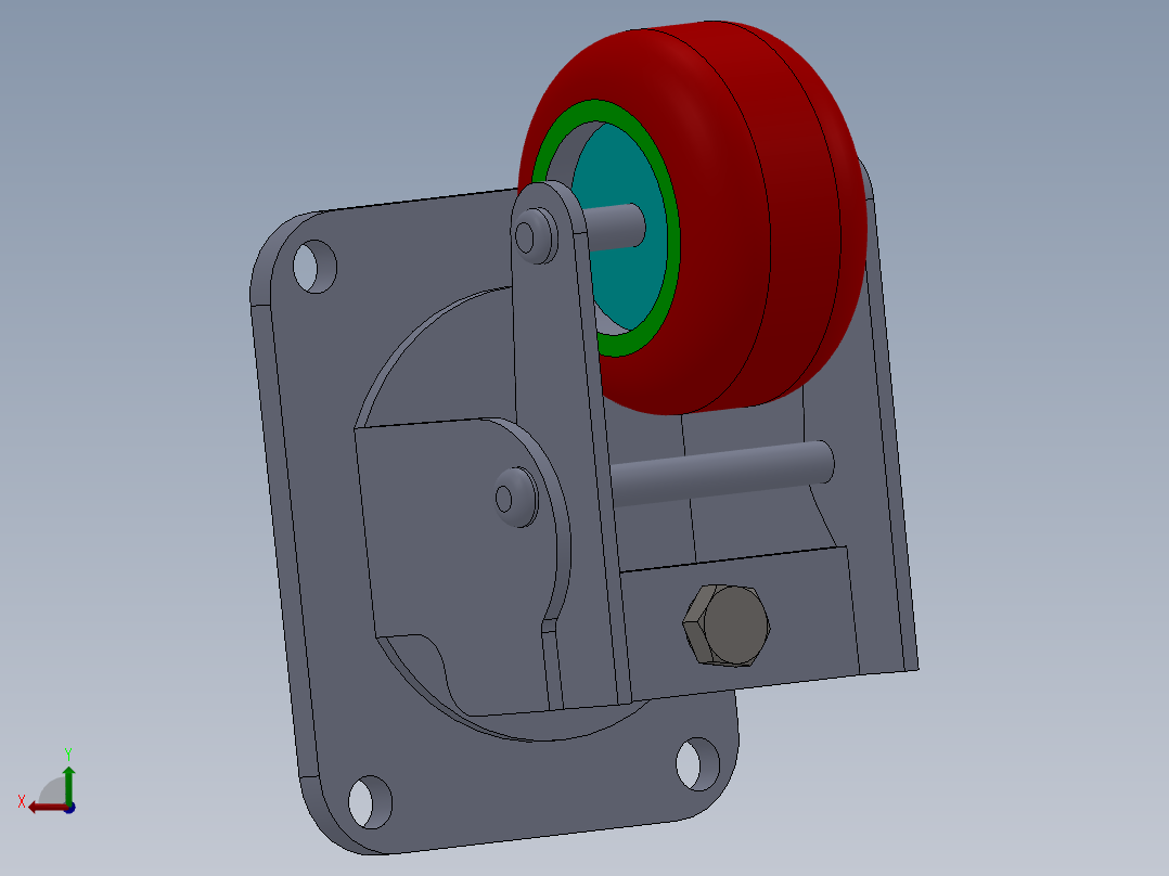 减震万向轮452389===10后视图