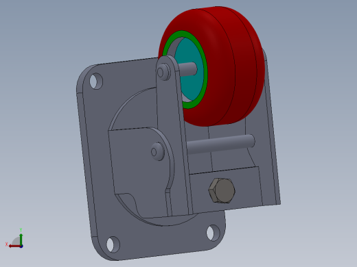 减震万向轮452389===10后视缩略图