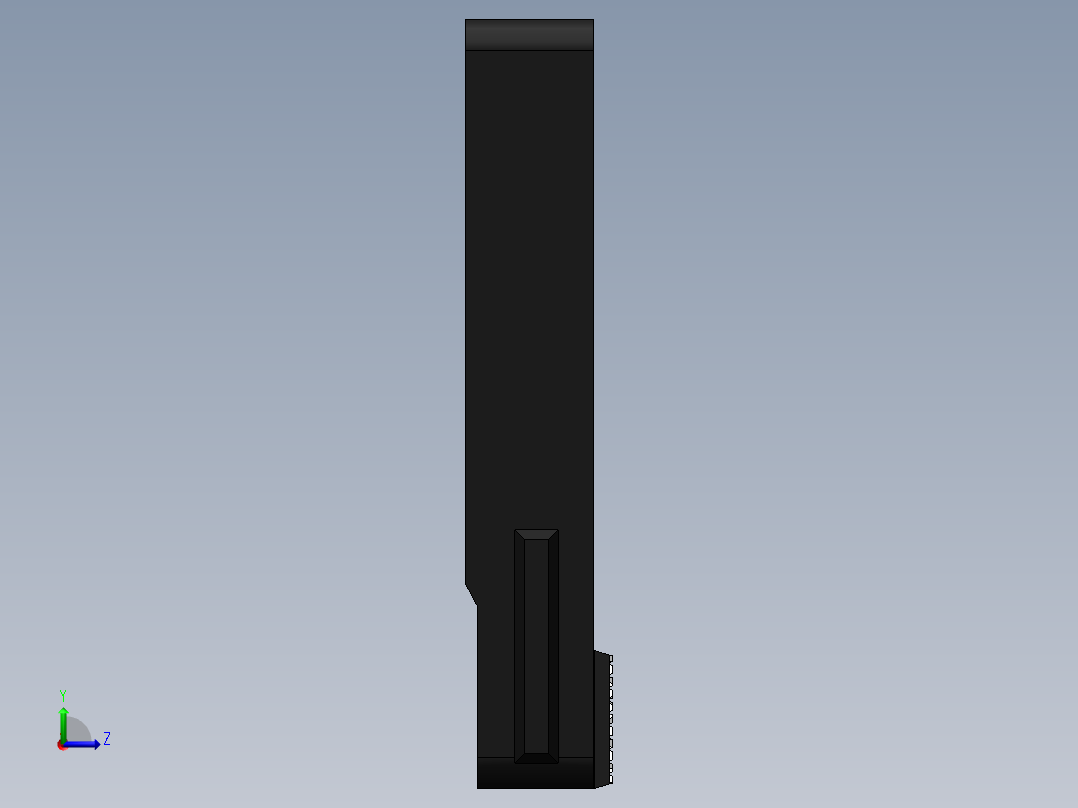 盒式磁带左视图