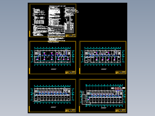 医院办公楼多联机设计图