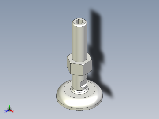 水平調整腳座(SUS製)LMR.SST-3D多系列多零件图纸模型