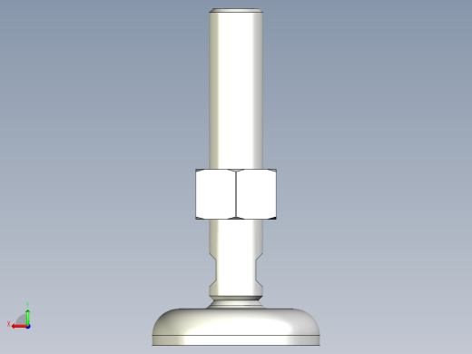 水平調整腳座(SUS製)LMR.SST-3D多系列多零件图纸模型后视缩略图