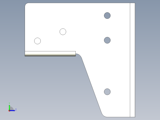方管固定连接件左视缩略图