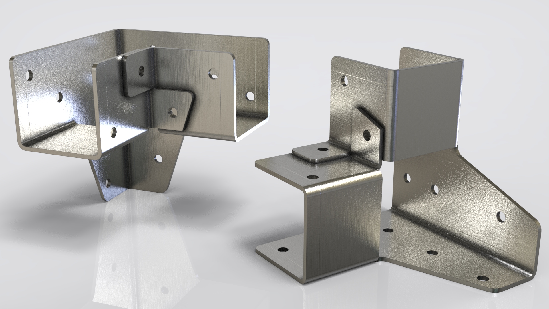 方管固定连接件