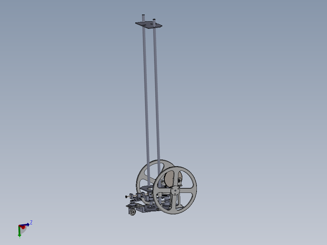 GG006 工程大赛小车模型主视图