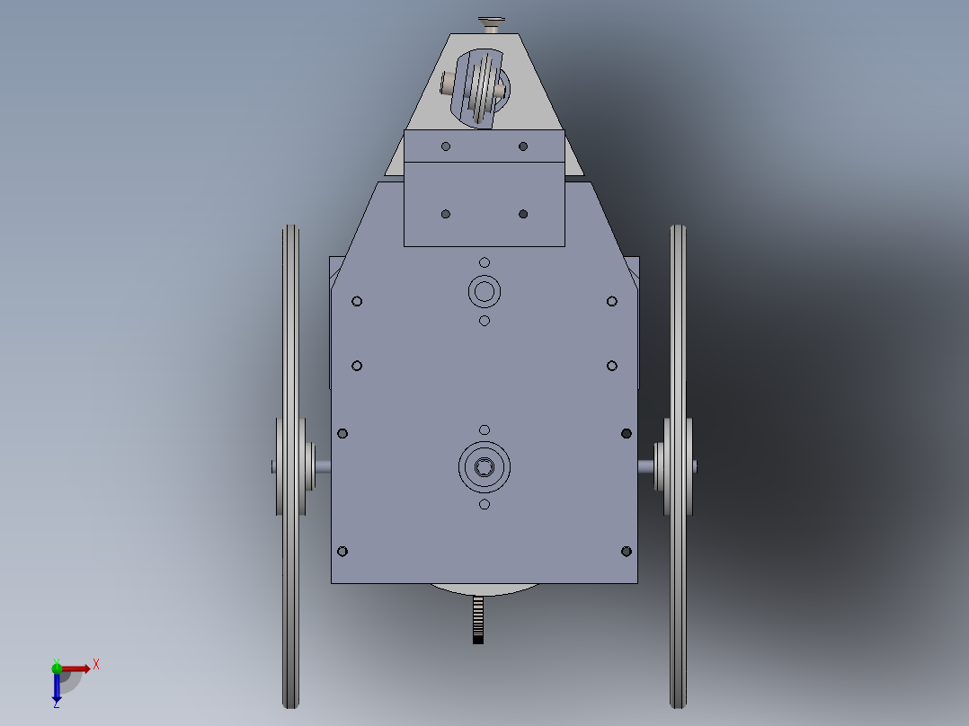 GG006 工程大赛小车模型俯视图
