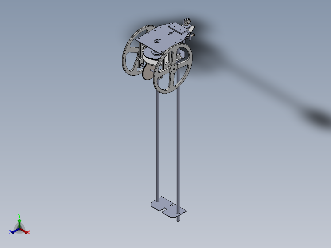 GG006 工程大赛小车模型正等轴测图
