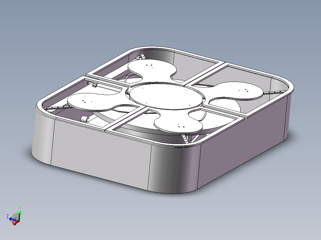 折叠式水果采摘器3D