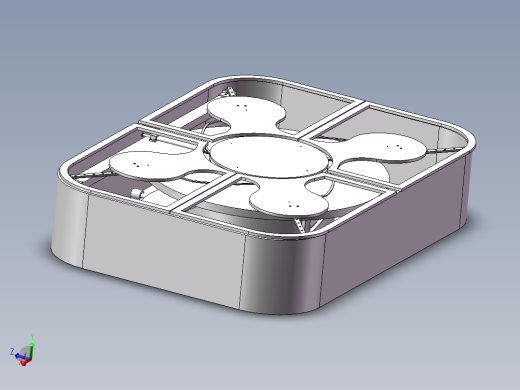 折叠式水果采摘器3D