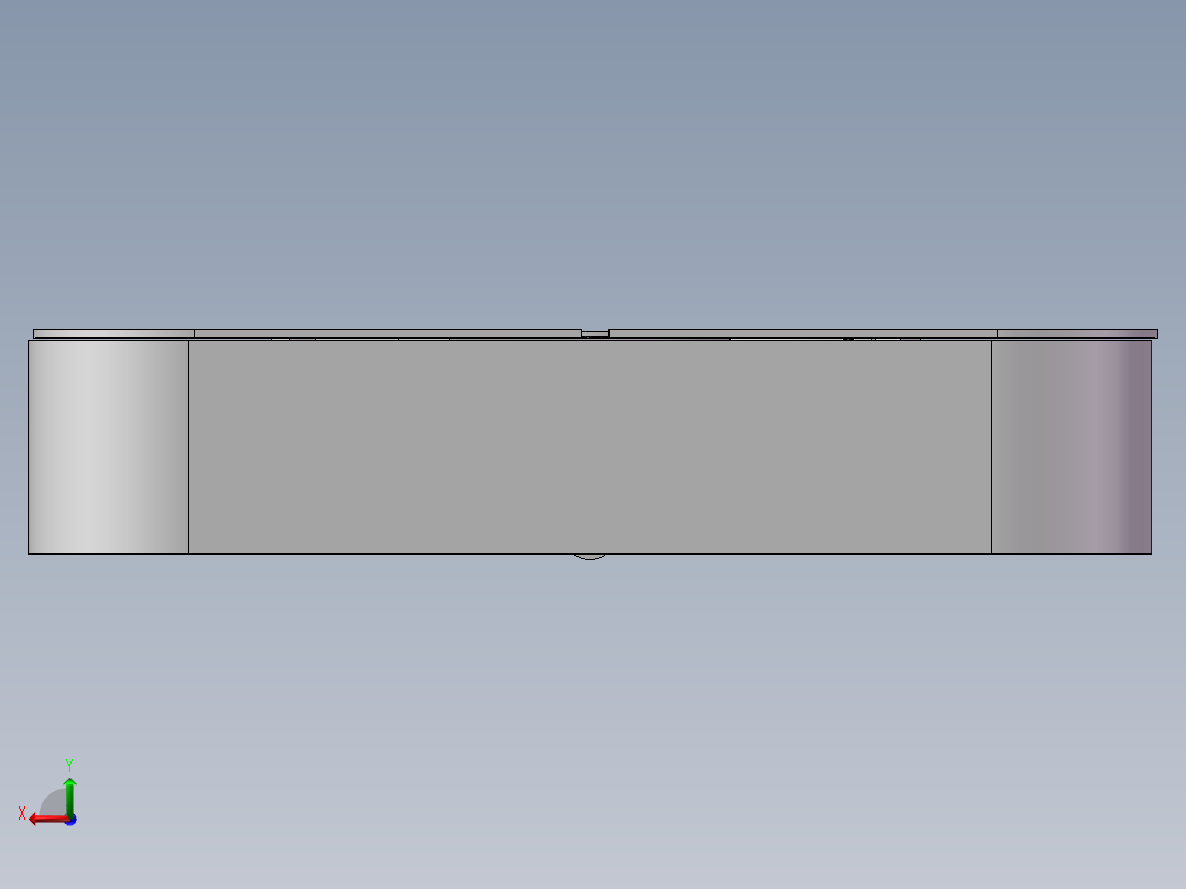 折叠式水果采摘器3D后视图