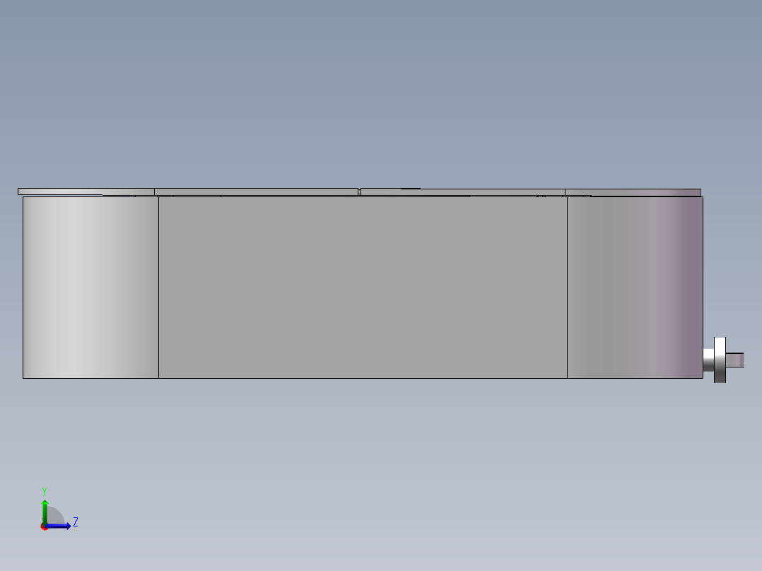 折叠式水果采摘器3D左视图
