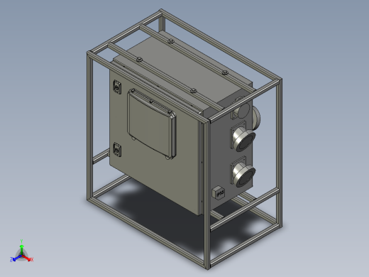 带插座的紧凑型保护电气面板 IP55