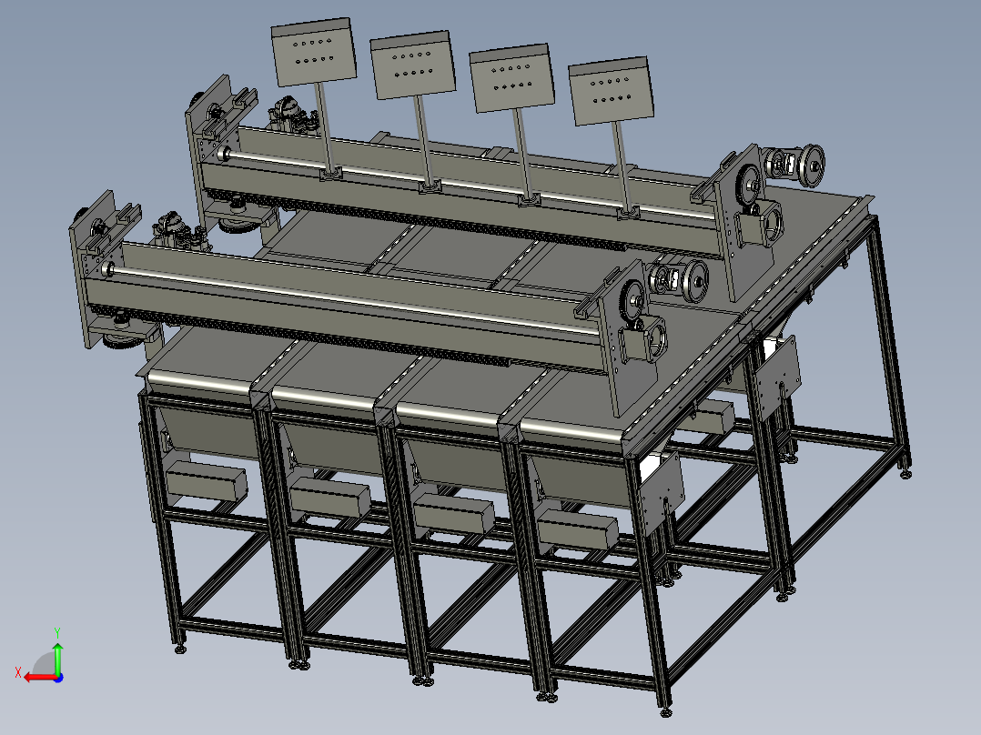 数控裁割机后视图