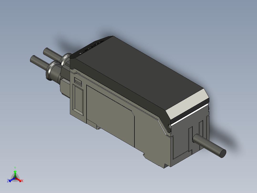 基恩士IB-1000_kc图纸模型主视图