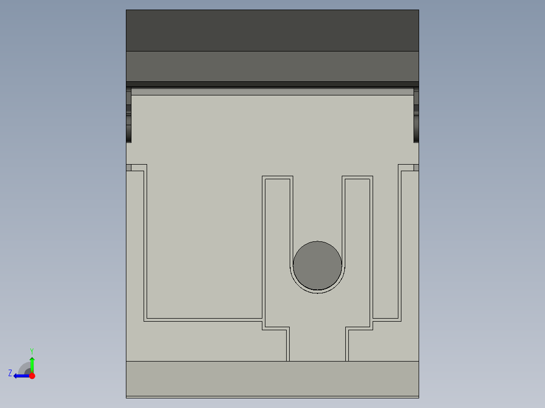 基恩士IB-1000_kc图纸模型右视图